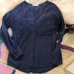 Everlane Silk Button Down Shirt